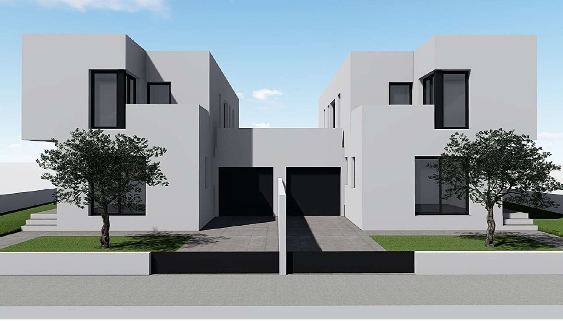 House in construction of modern style to the canal for sale in Empuriabrava (A)