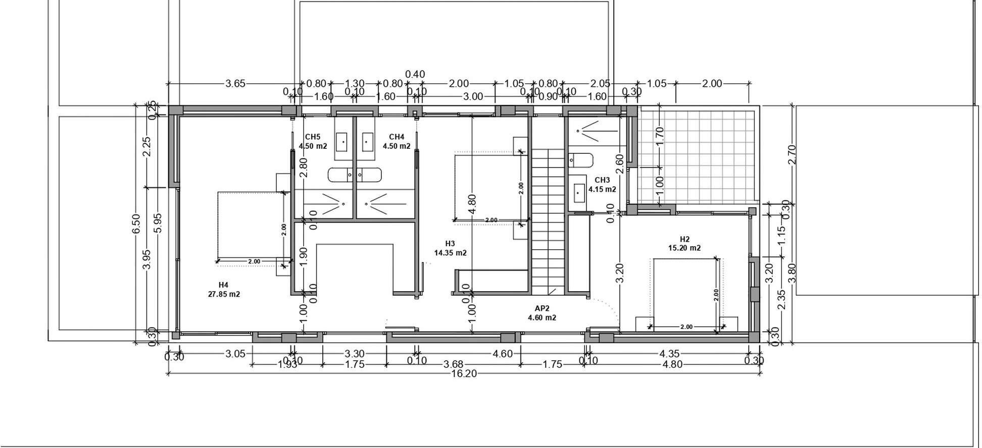 House in construction of modern style to the canal for sale in Empuriabrava (A)