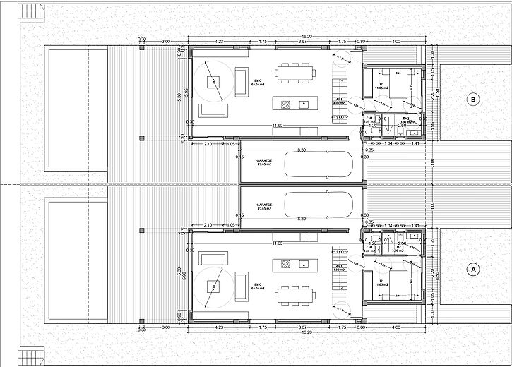 Moderna Casa en construcci&oacute; al canal a la venda a Empuriabrava.( B )
