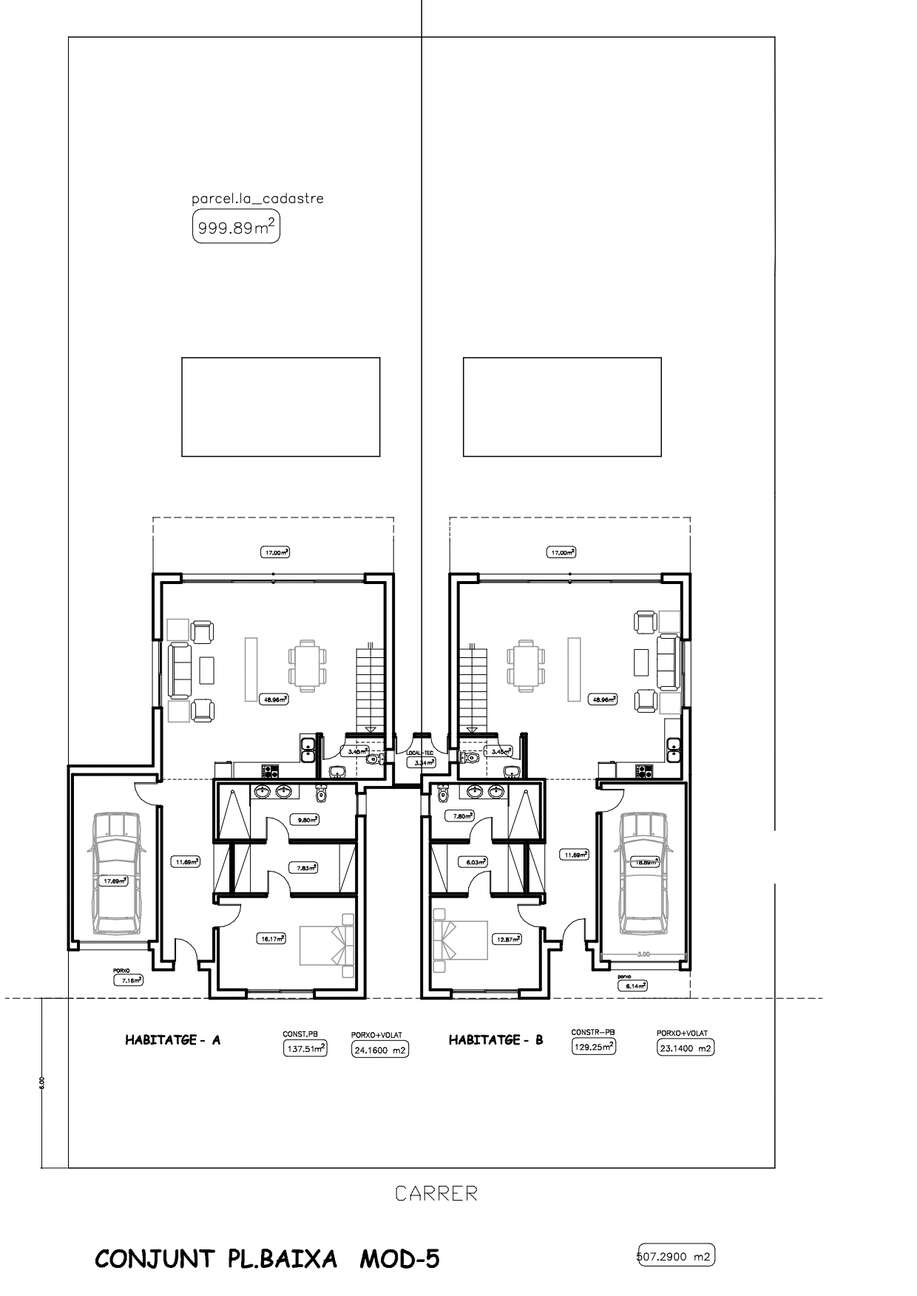 Nouvelles maisons modernes sur le canal à vendre à Empuriabrava ( B )