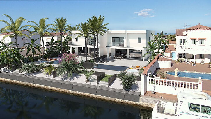 New promotion of 2 canal houses for sale in Empuriabrava ( A )