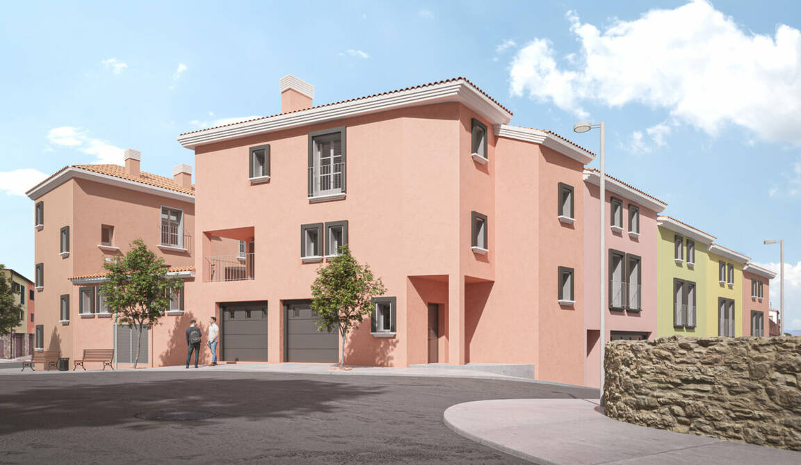 Casa d´obra nova al centre del poble de Perelada