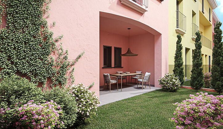 Casa de obra nueva en el centro del pueblo de Perelada