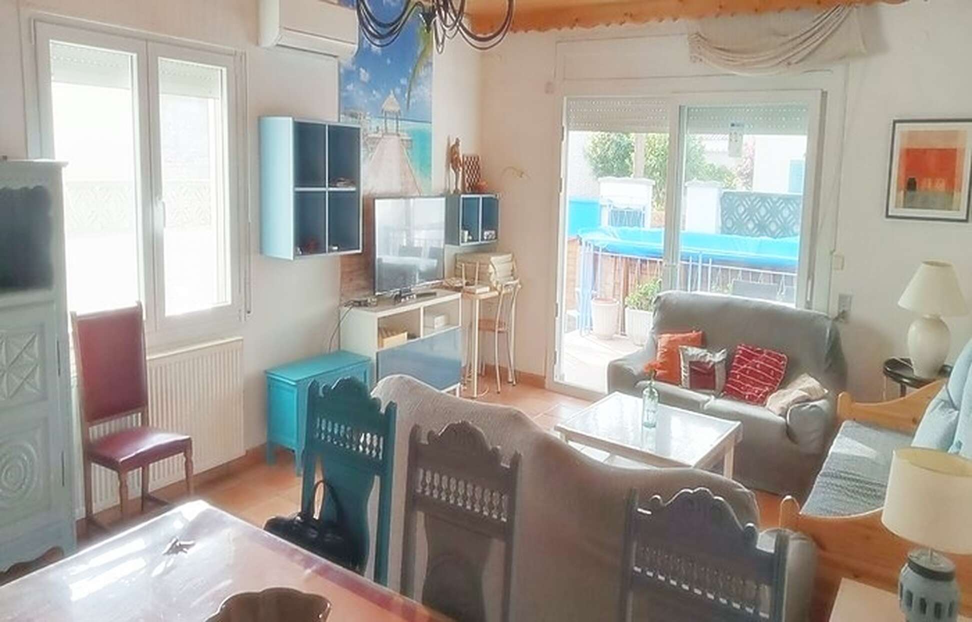 Casa adossada a la venda amb jardí a Empuriabrava