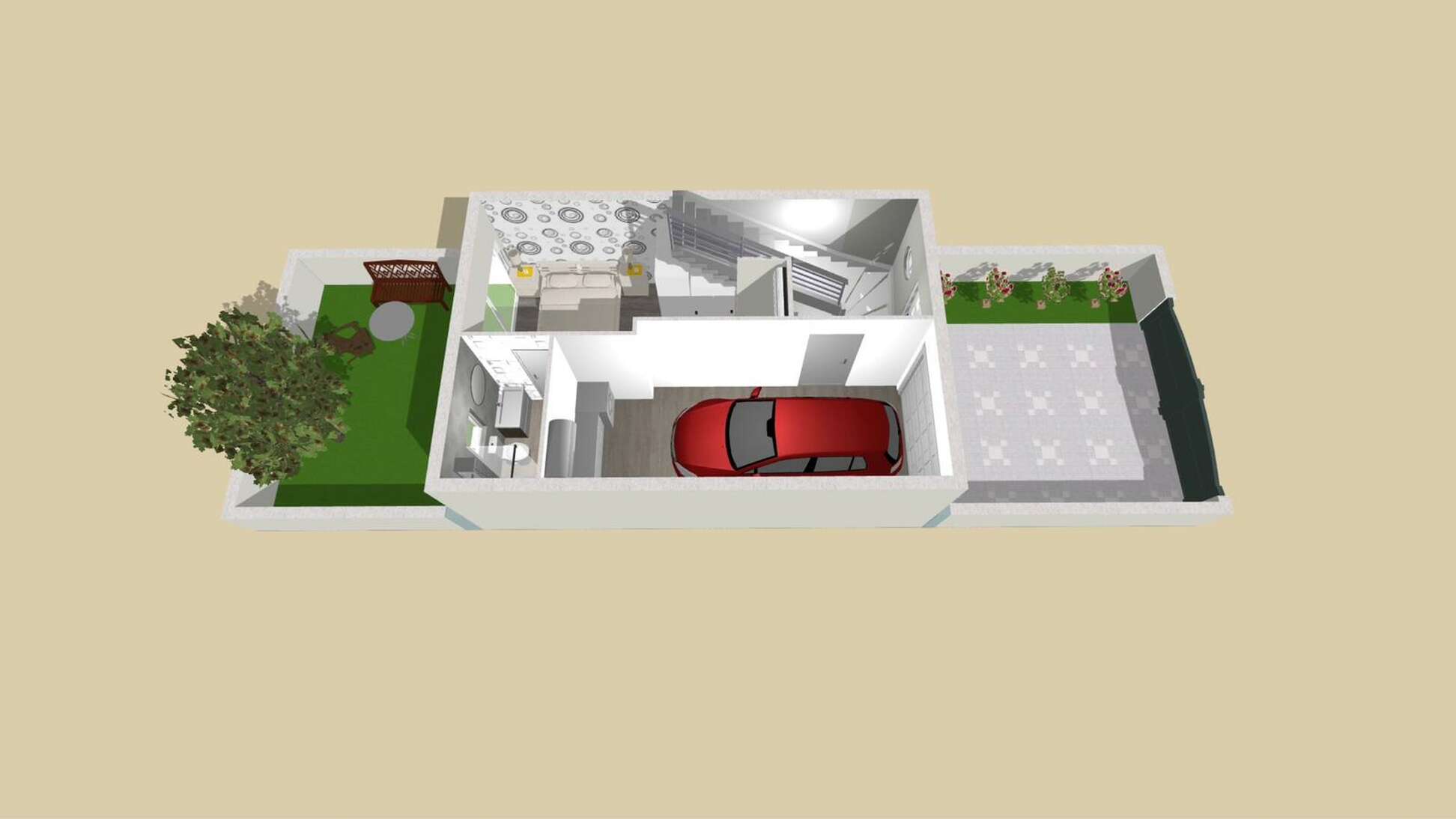 Neubau einer Doppelhaushälfte zum Verkauf in Empuriabrava ( A )