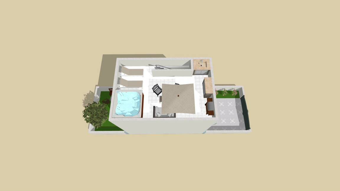 Semi-detached house under construction for sale in Empuriabrava ( B )