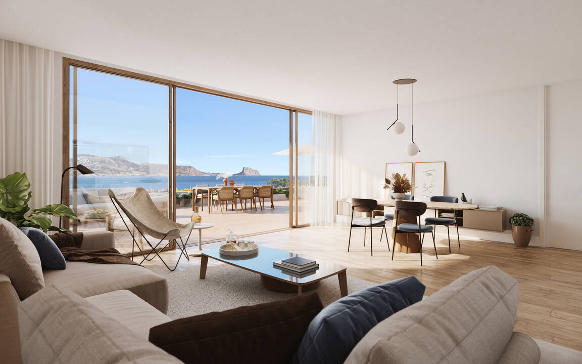 Appartement de nouvelle construction à vendre avec vue sur la mer à l´Albir, Alicante