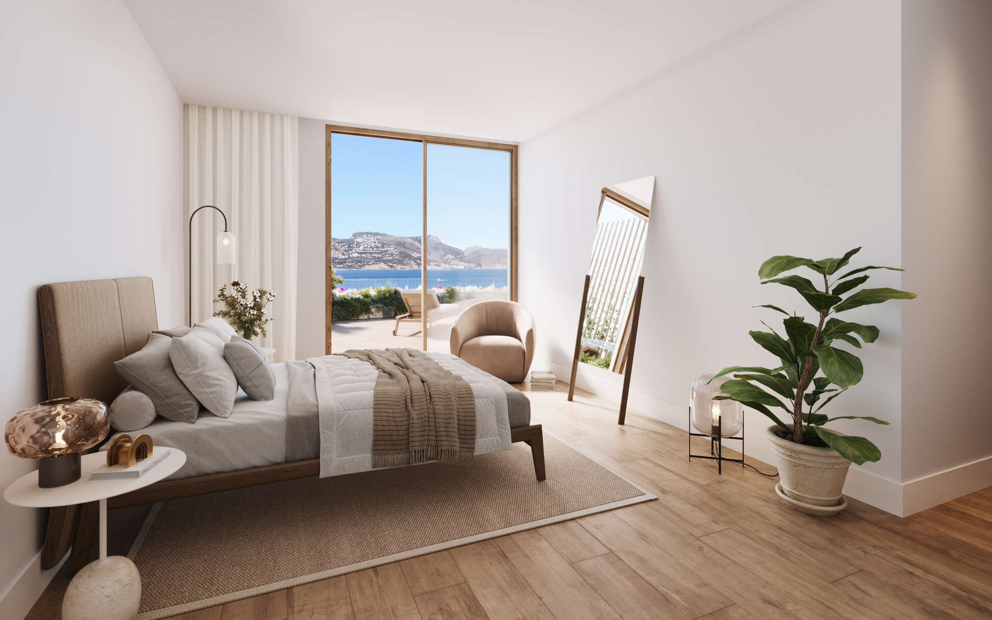 Neubauwohnung zum Verkauf mit Meerblick in l´Albir, Alicante