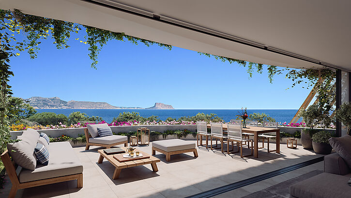 New construction apartment for sale with sea views in l´Albir, Alicante